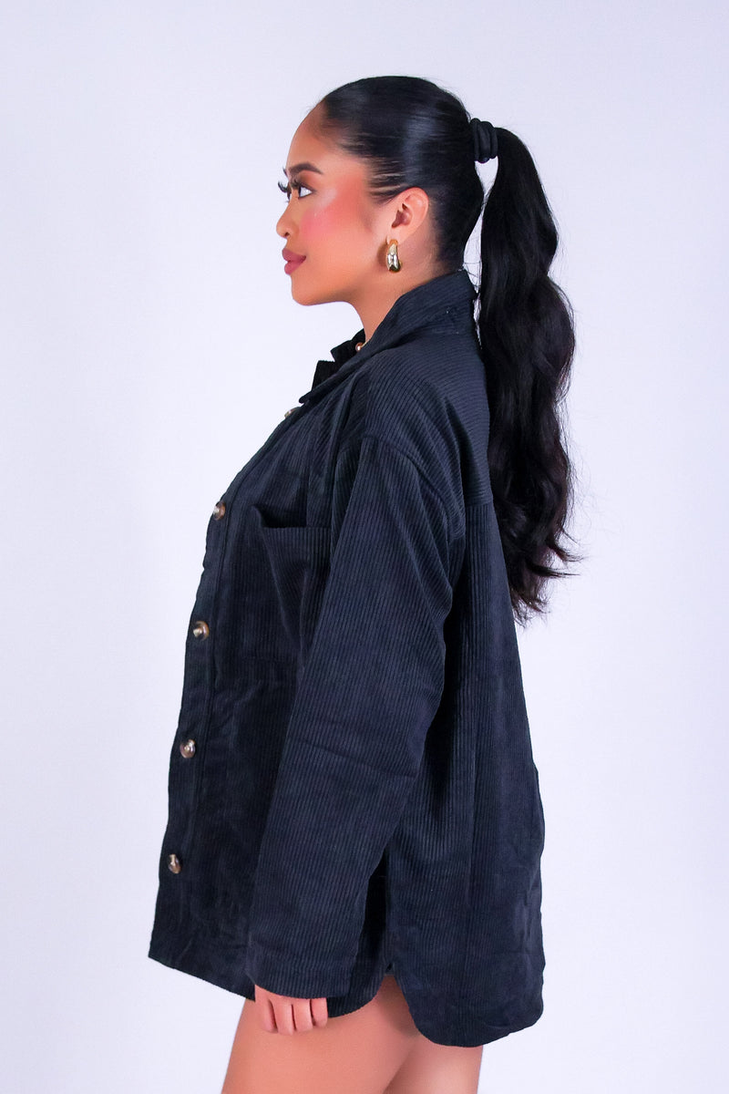 AUTUMN MUSE CORDUROY SHACKET