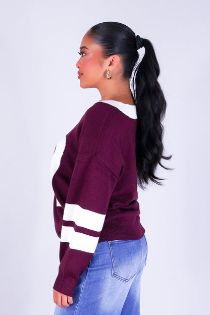 90'S VARSITY SWEATER