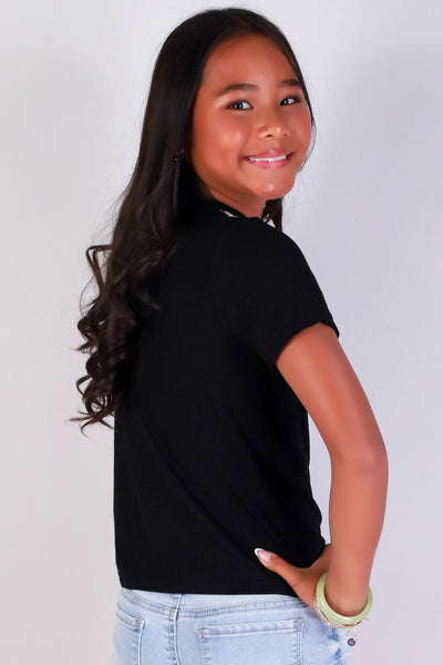 Jeans Warehouse Hawaii - S/S PRINT 7-16 - PUAKENIKENI PIKAKE TWIST LEI TEE | KIDS SIZE 7-16 | By GREENWELL PROMOTIONS LTD