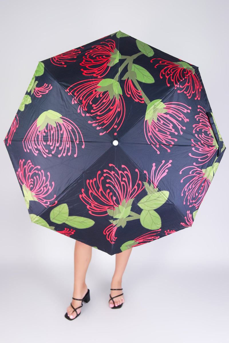 Jeans Warehouse Hawaii - MISC ACCESSORY - OHIA LEHUA UMBRELLA | By GREENWELL PROMOTIONS LTD