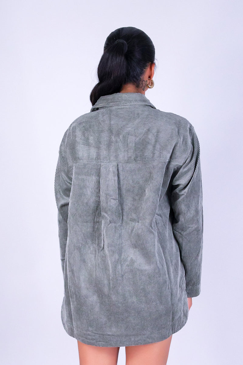 AUTUMN MUSE CORDUROY SHACKET