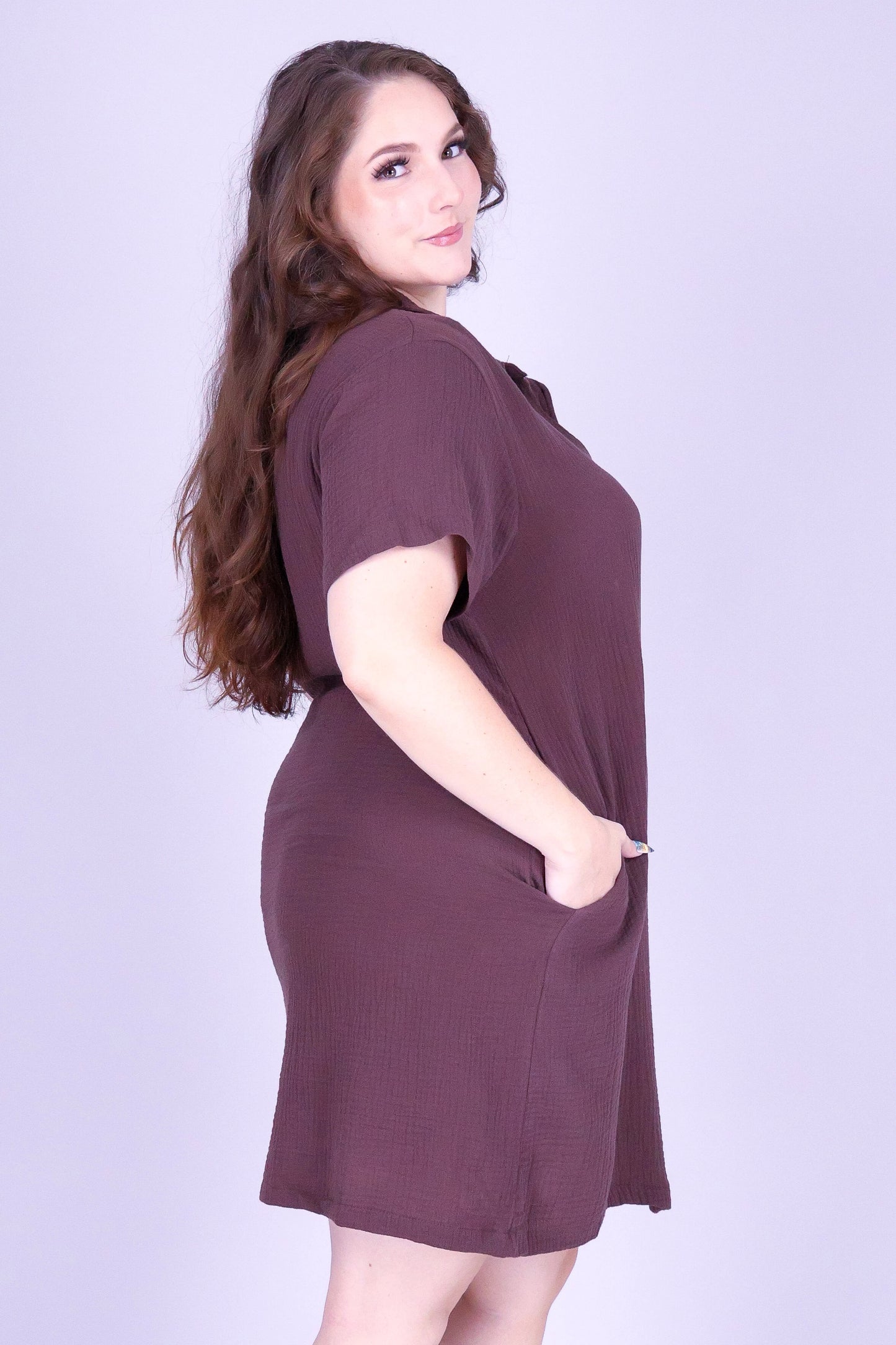 CASUAL AGENDA BUTTON DOWN DRESS