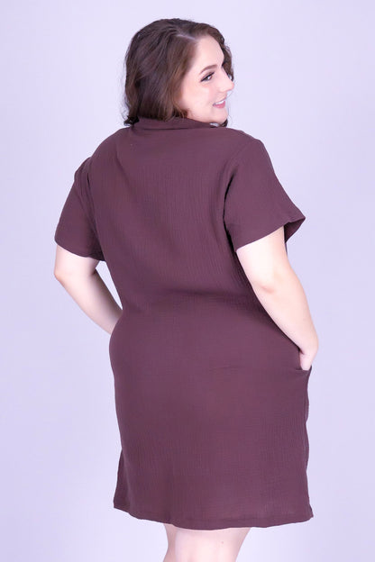 CASUAL AGENDA BUTTON DOWN DRESS