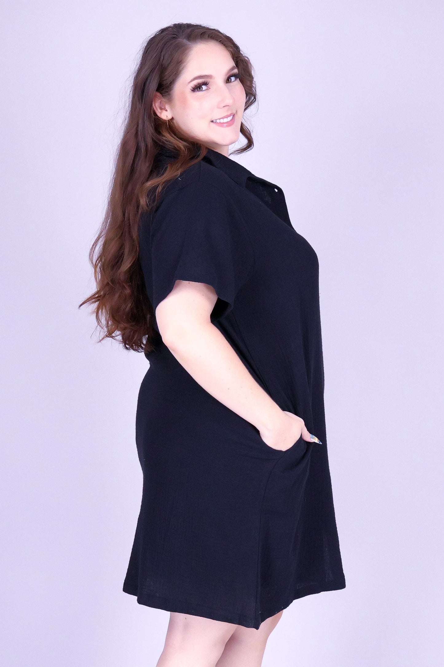 CASUAL AGENDA BUTTON DOWN DRESS