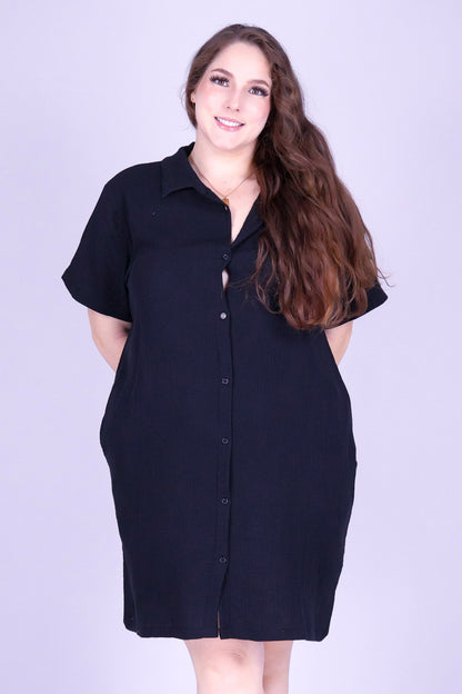 CASUAL AGENDA BUTTON DOWN DRESS