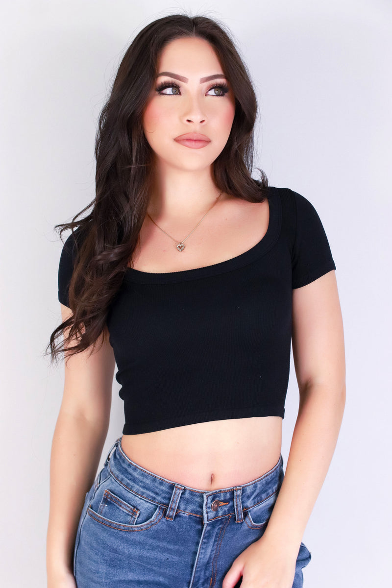 Jeans Warehouse Hawaii - SS CASUAL SOLID - SET THE VIBE TOP | By ANWND
