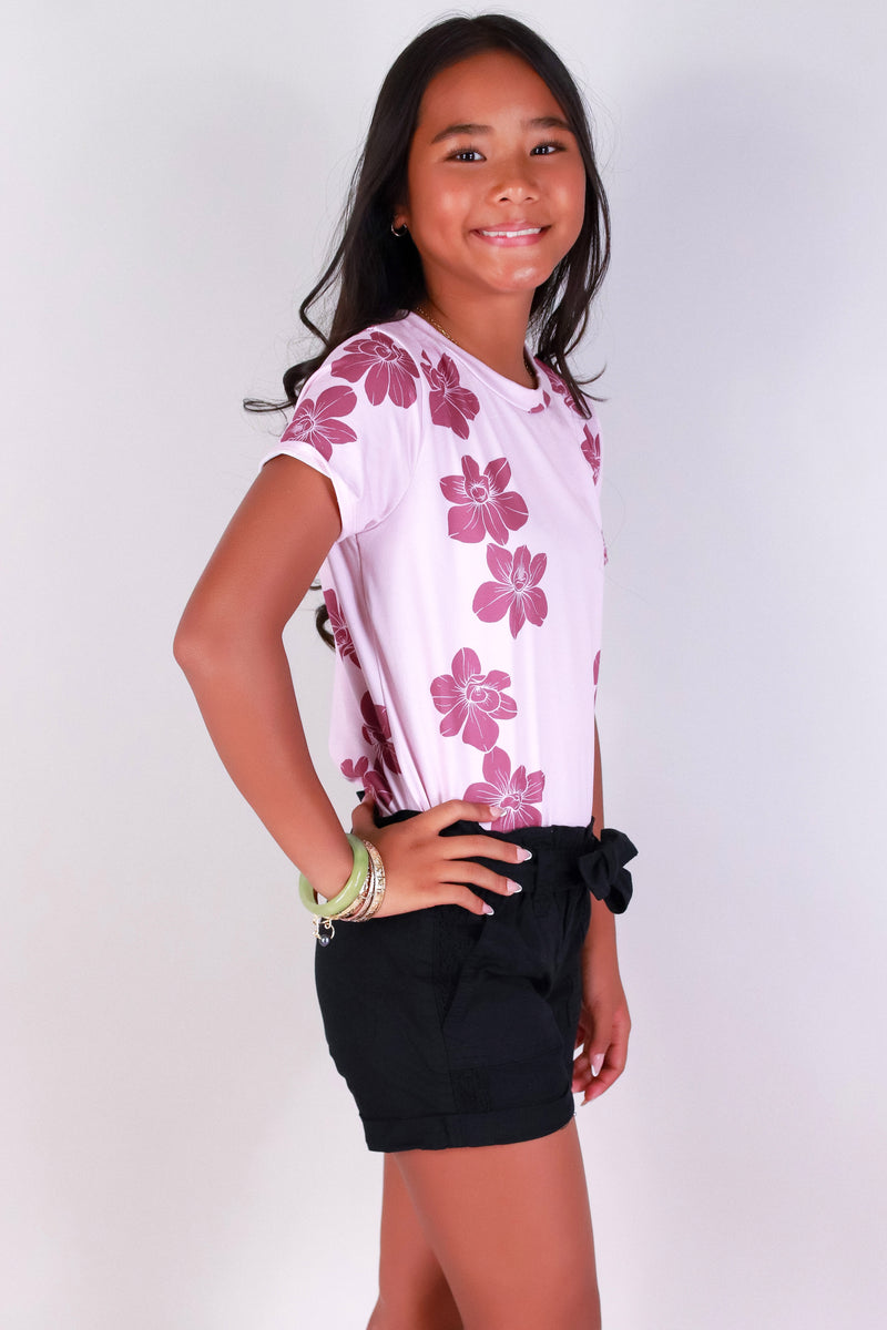 Jeans Warehouse Hawaii - NON DENIM SHORTS 7-16 - TOO SWEET SHORTS | KIDS SIZE 7-16 | By ULTIMATE OFFPRICE