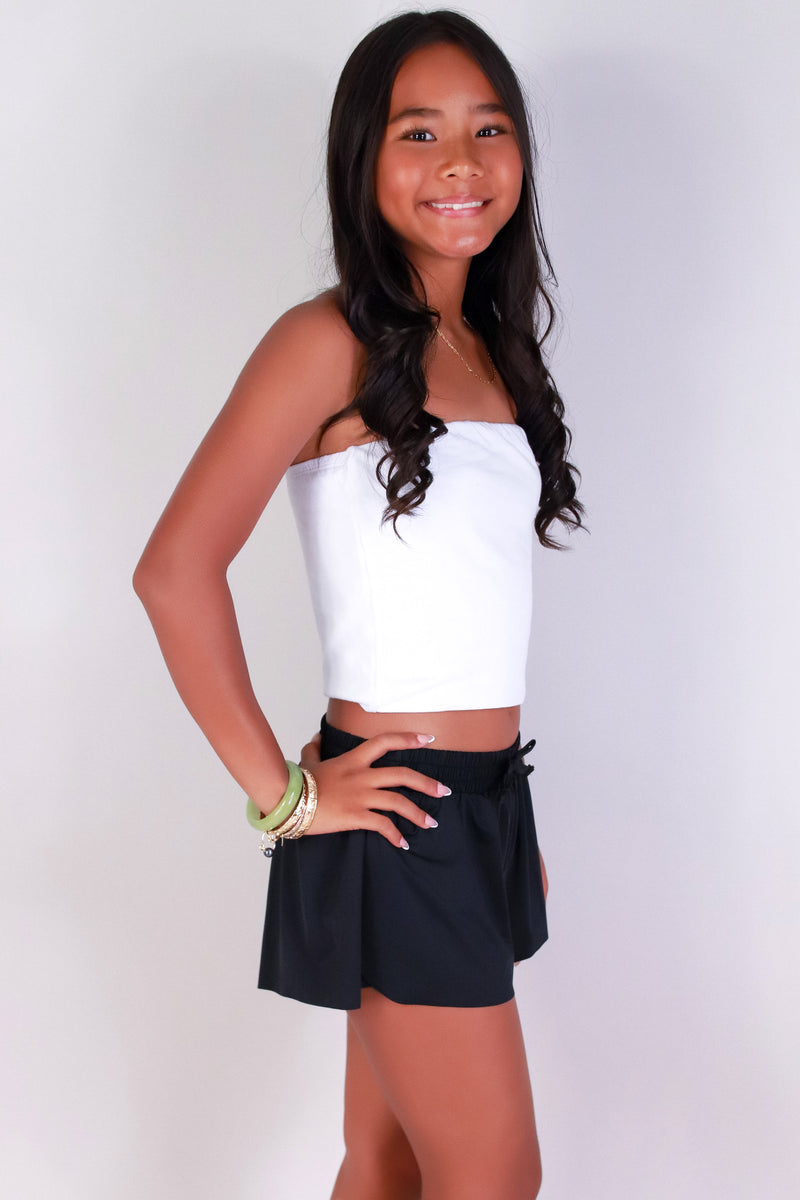 Jeans Warehouse Hawaii - NON DENIM SHORTS 7-16 - POWER PUFF ATHLETIC SHORTS | KIDS SIZE 7-16 | By FULL CIRCLE TRENDS