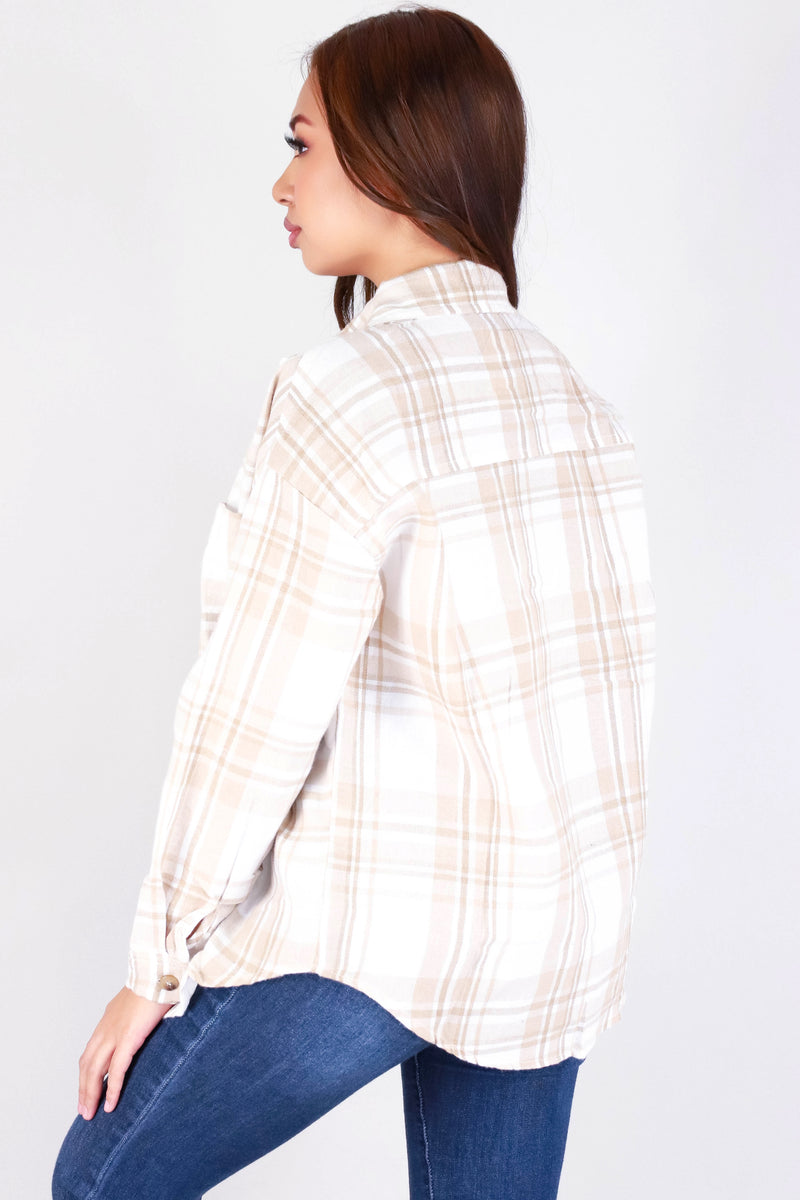 Jeans Warehouse Hawaii - L/S PRINT WOVEN CASUAL TOPS - GIVE ME THE ANSWER TOP | By PAPERMOON/ B_ENVIED