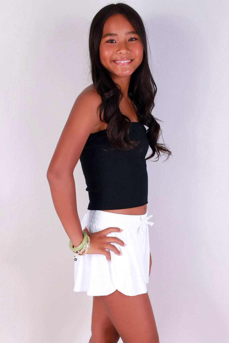 Jeans Warehouse Hawaii - NON DENIM SHORTS 7-16 - POWER PUFF ATHLETIC SHORTS | KIDS SIZE 7-16 | By FULL CIRCLE TRENDS