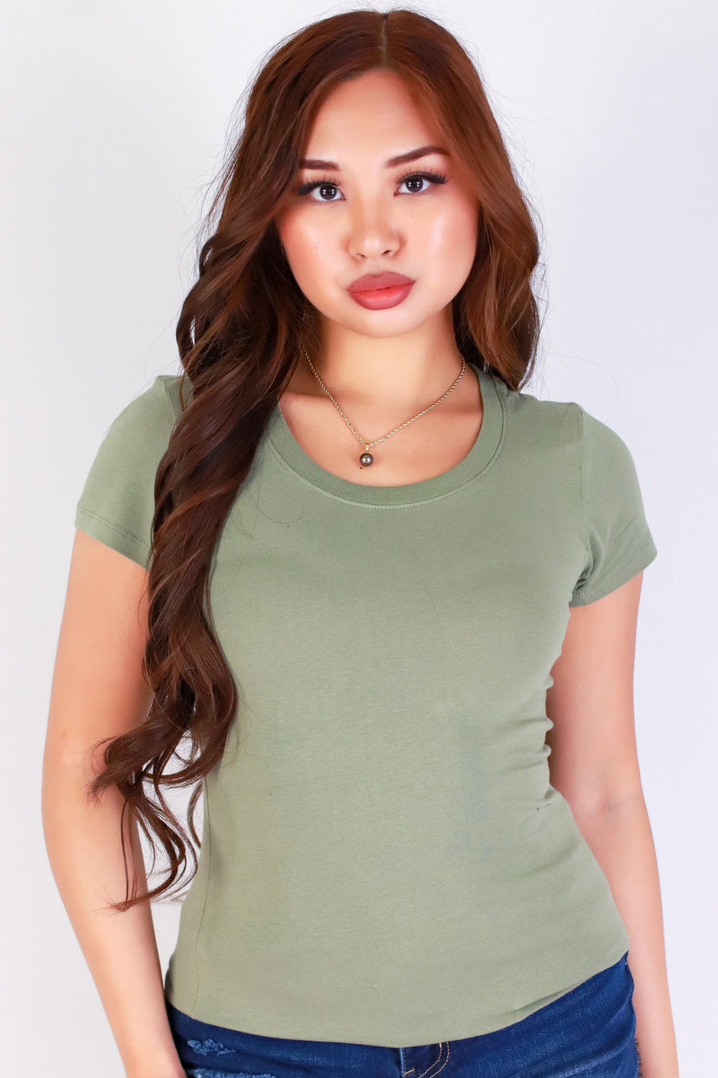 Jeans Warehouse Hawaii - S/S SOLID BASIC - NO DOUBT TEE | By AMBIANCE APPAREL