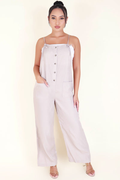 Jeans Warehouse Hawaii - SOLID CASUAL JUMPSUITS - HAD ENOUGH JUMPSUIT | By HYFVE