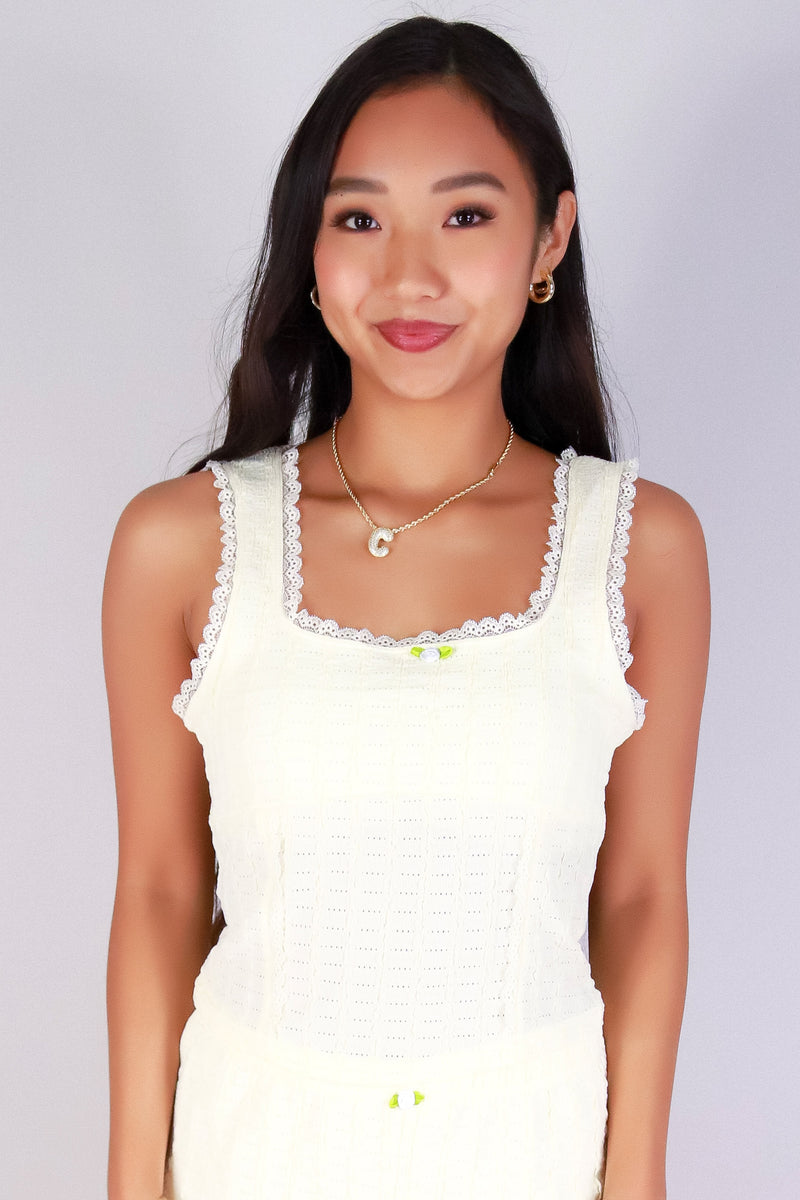 Jeans Warehouse Hawaii - MATCHING SEPARATES - SWEETHEART LACE TOP | By LOVE POEM