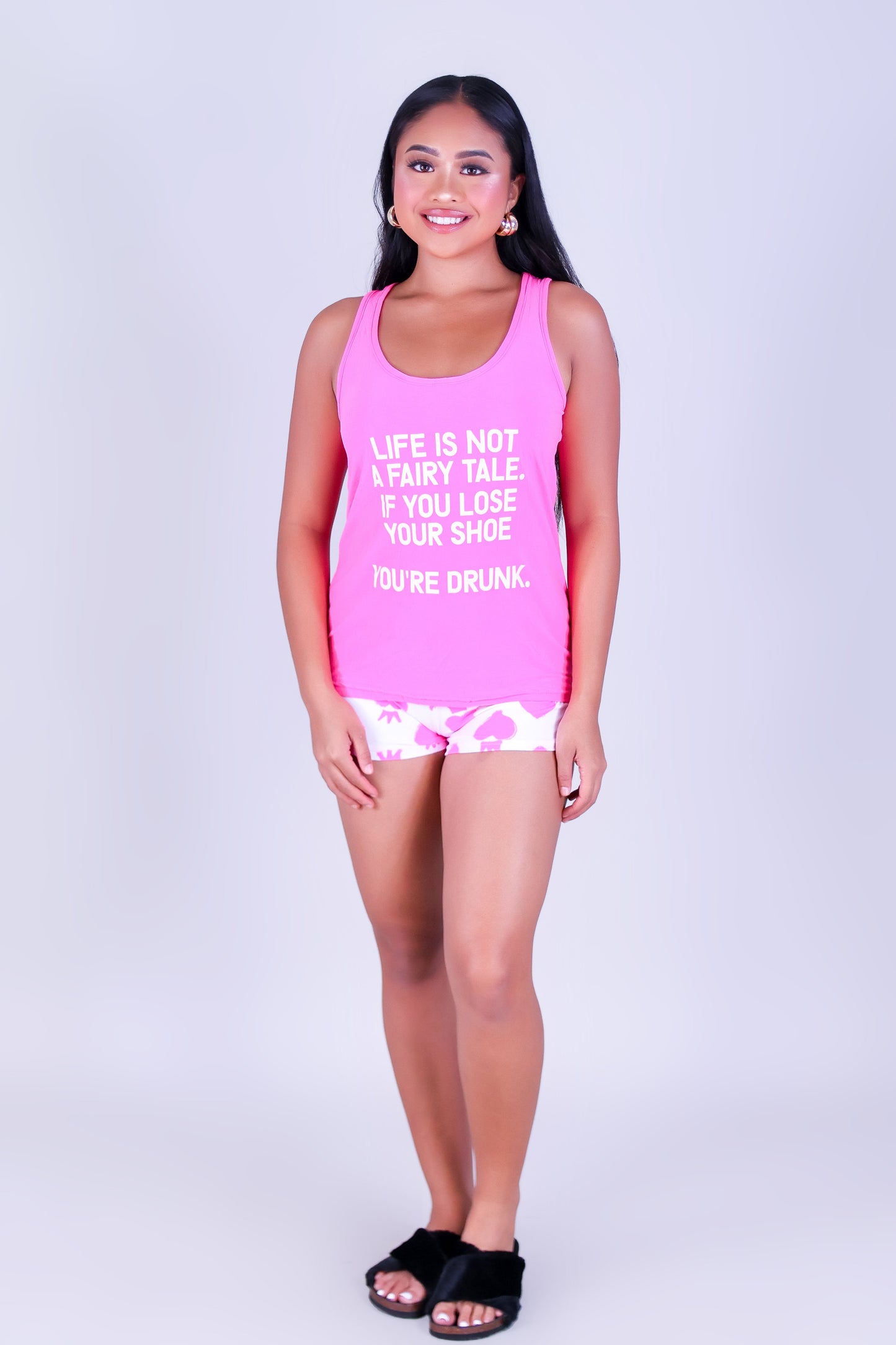 LIFE IS NOT A FAIRY TALE PAJAMA SET (2PC)