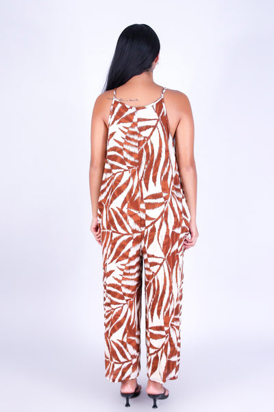 WATERCOLOR PARADISE NO WAIST JUMPSUIT