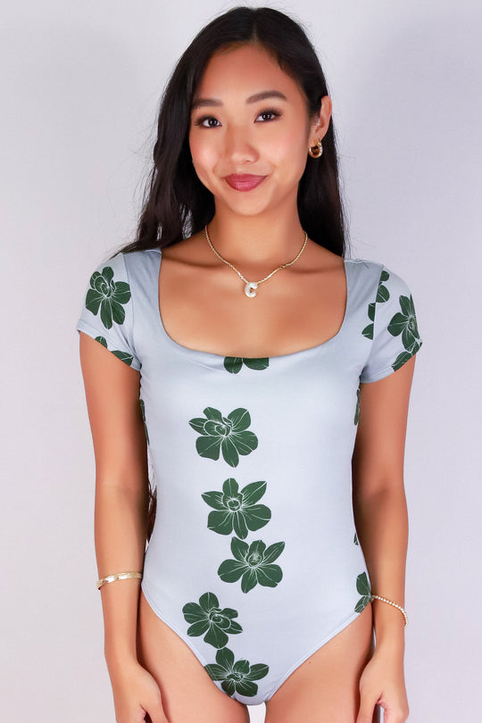 ORCHID SQUARE NECK BODYSUIT