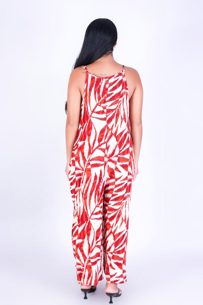 WATERCOLOR PARADISE NO WAIST JUMPSUIT