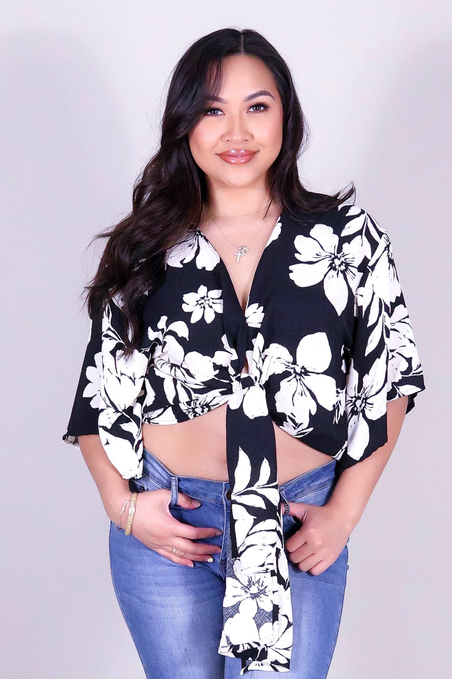 SUNDOWN DRAPE TOP
