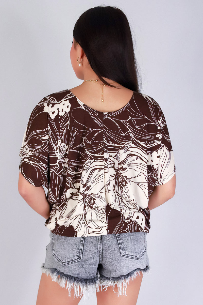 GARDEN GLOW DOLMAN TOP