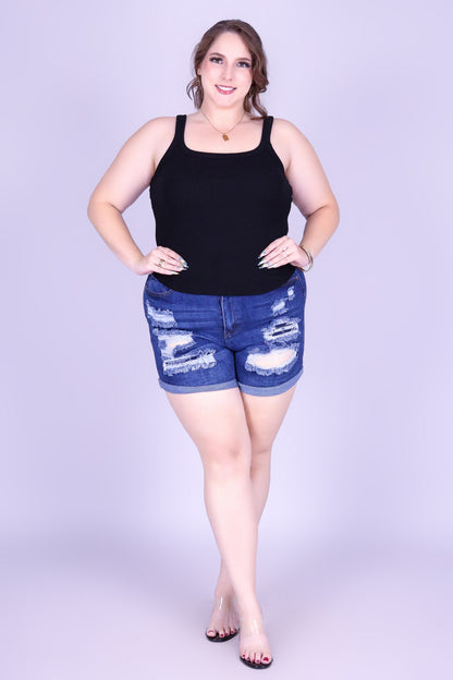 LIVED IN DISTRESSED SHORTS