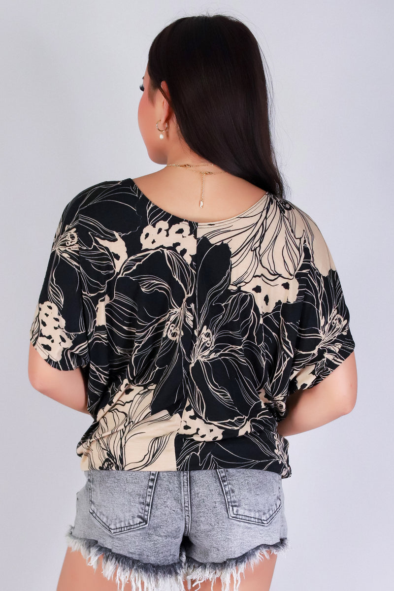 GARDEN GLOW DOLMAN TOP