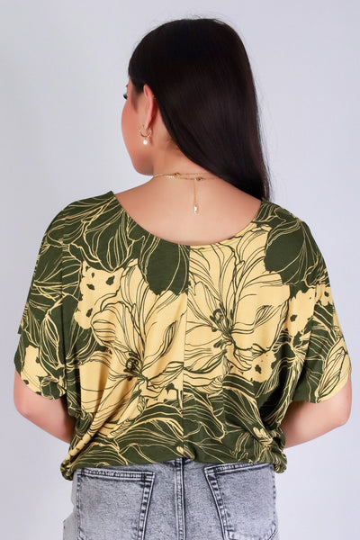 GARDEN GLOW DOLMAN TOP