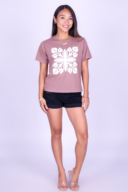 ANTHURIUM QUILT TEE
