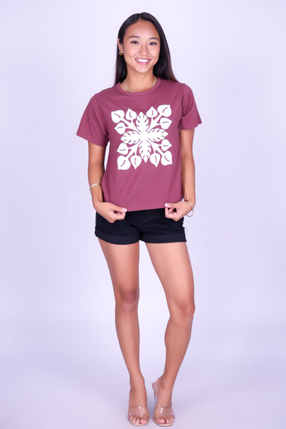 ANTHURIUM QUILT TEE