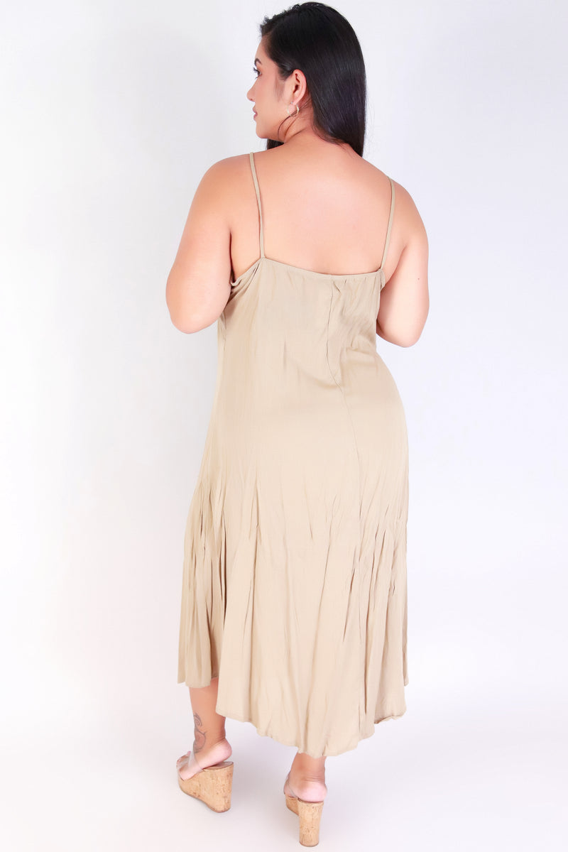 Jeans Warehouse Hawaii - PLUS PLUS WOVEN SOLID DRESSES - BECAUSE I CAN DRESS | By ZENOBIA