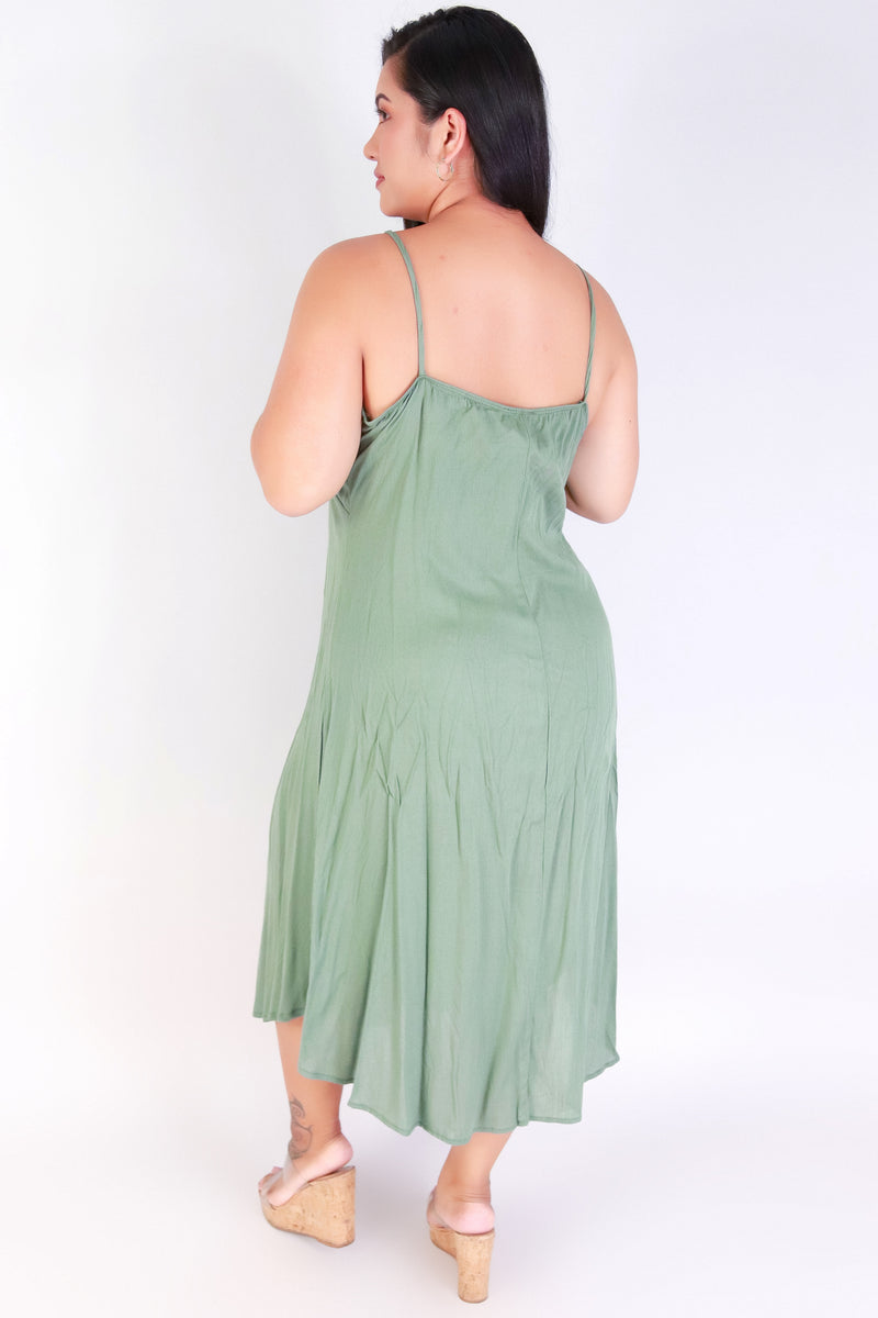 Jeans Warehouse Hawaii - PLUS PLUS WOVEN SOLID DRESSES - BECAUSE I CAN DRESS | By ZENOBIA