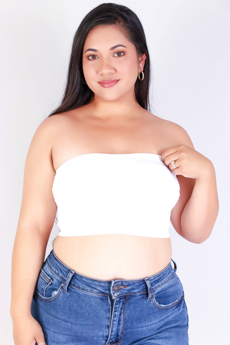 Jeans Warehouse Hawaii - PLUS BASIC BANDEAU TOPS - WHAT I NEED BANDEAU | By K. LEE