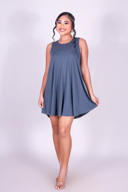 TWIRL AWAY TRAPEZE DRESS