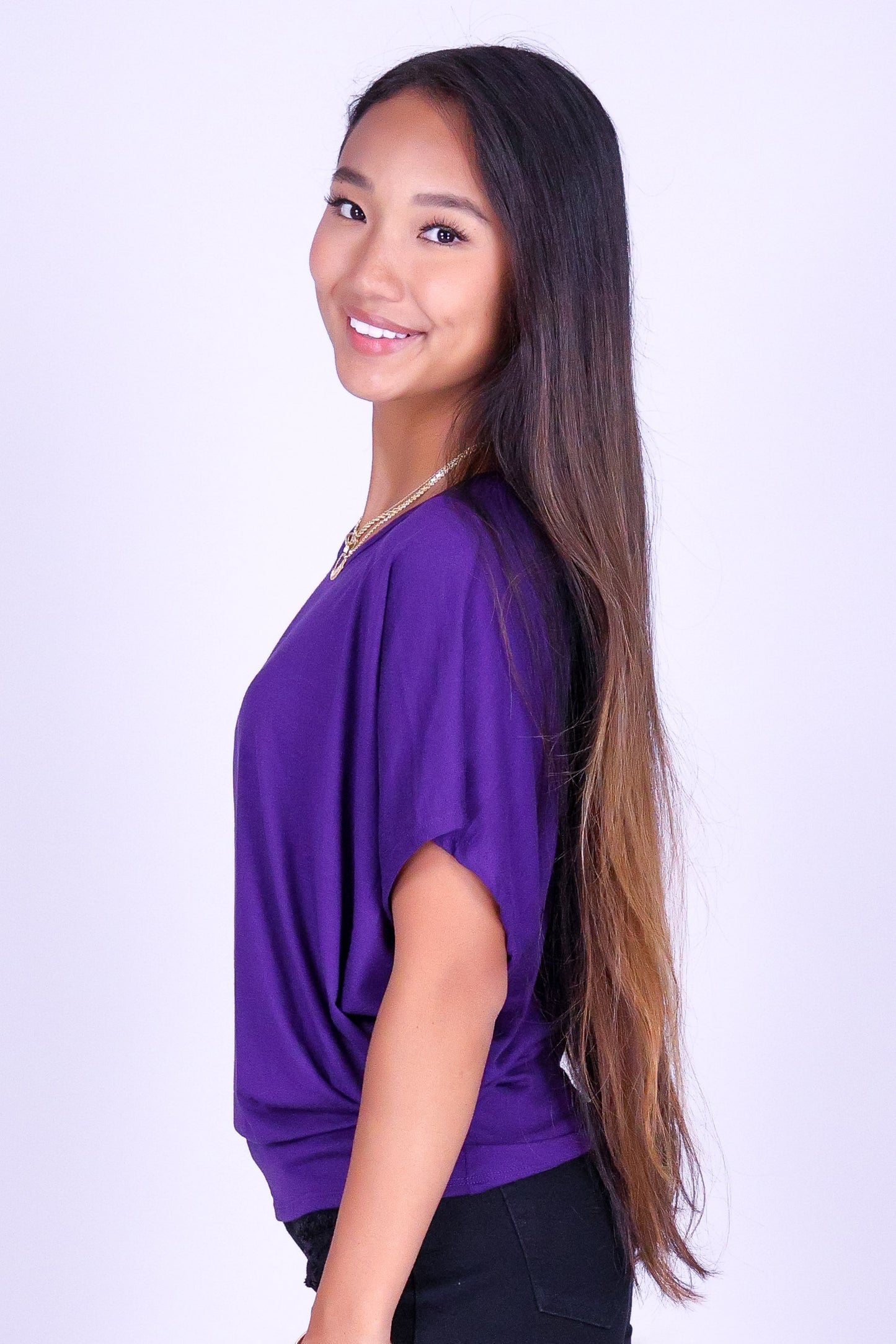 JUST IN CASE DOLMAN TOP