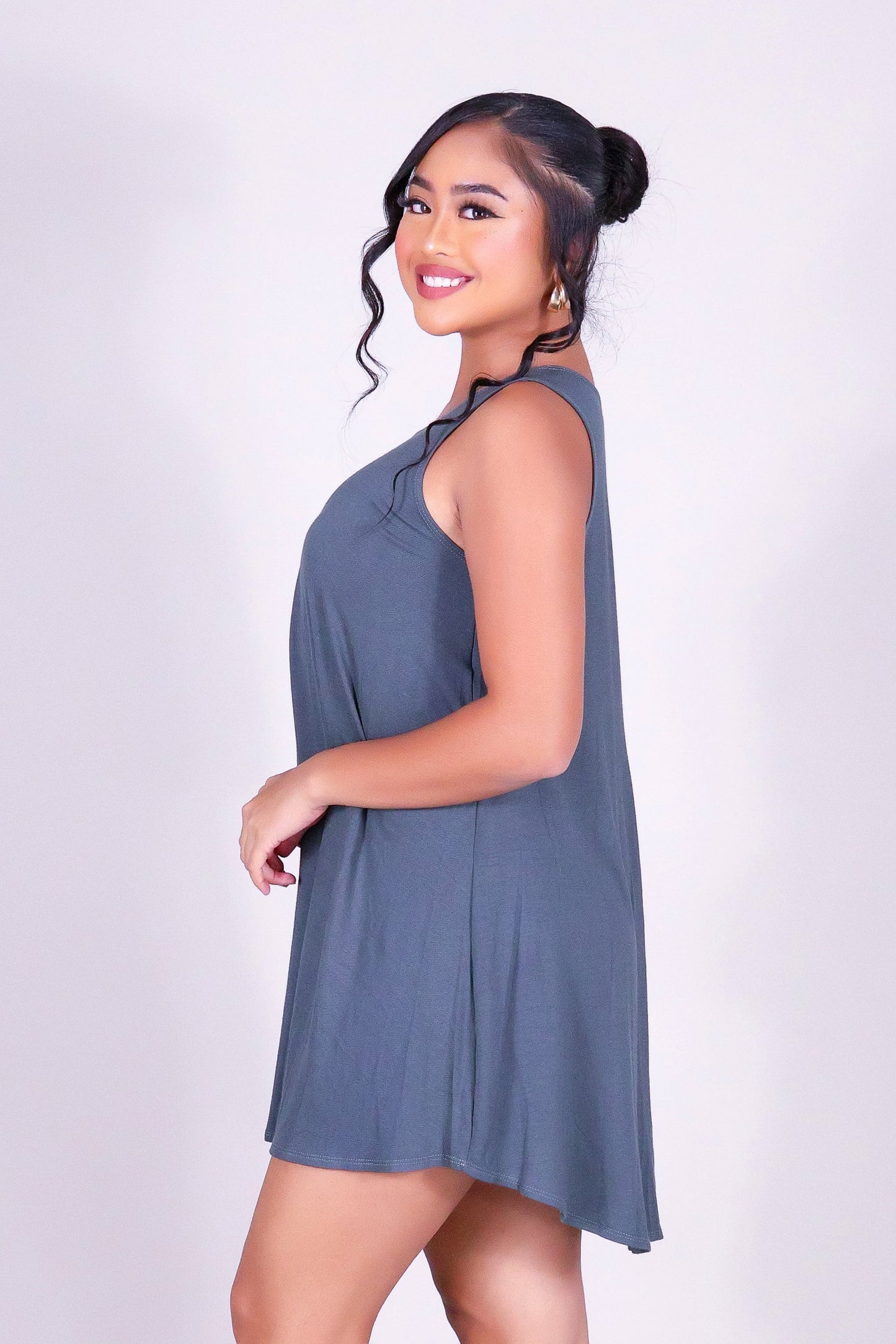 TWIRL AWAY TRAPEZE DRESS