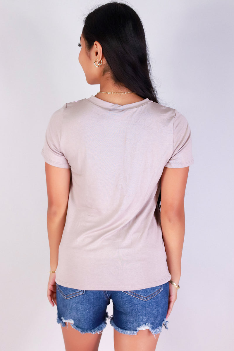 Jeans Warehouse Hawaii - S/S SCREEN - LOKELANI PIKAKE LEI TEE | By LUZ