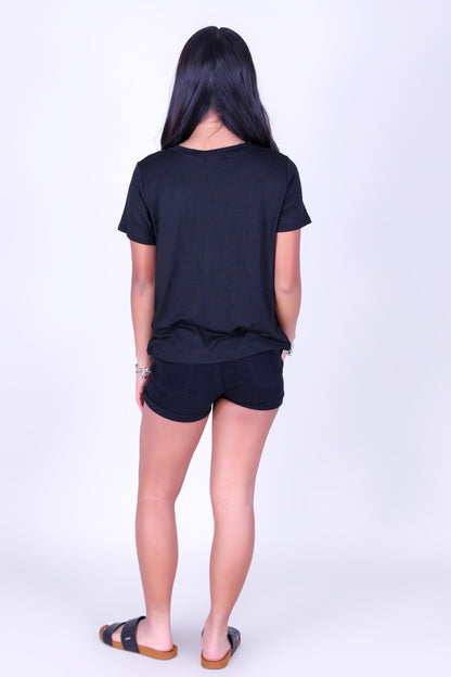 OUTLINE HIBISCUS LEI TEE| KIDS SIZE 2-16