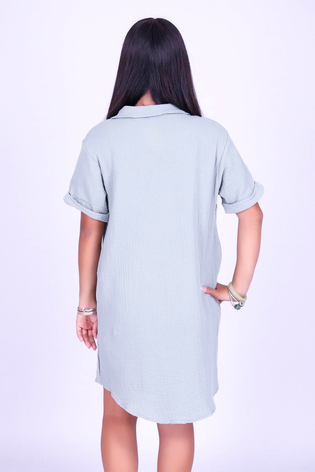 LITTLE DARLING BUTTON DOWN DRESS | KIDS SIZE 2-16