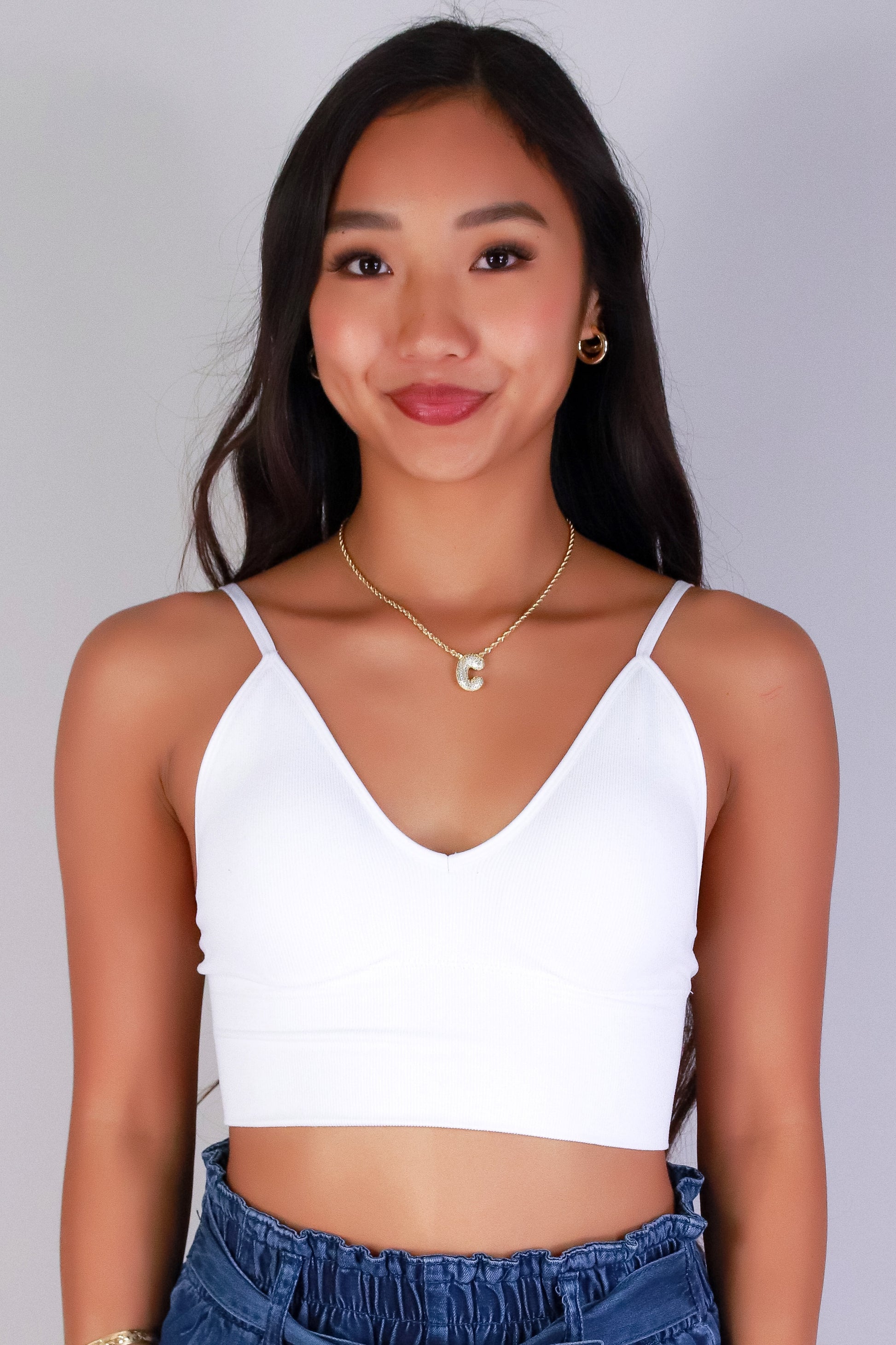 Jeans Warehouse Hawaii - SL CASUAL SOLID - NEXT-LEVEL CROP TOP | By ZENANA (KC EXCLUSIVE,INC