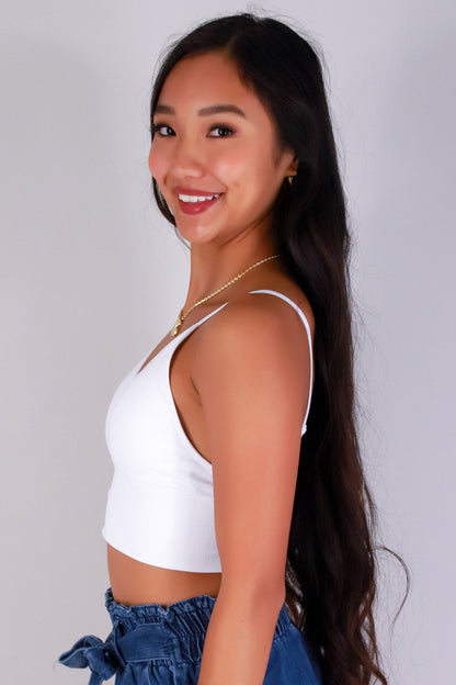 Jeans Warehouse Hawaii - SL CASUAL SOLID - NEXT-LEVEL CROP TOP | By ZENANA (KC EXCLUSIVE,INC