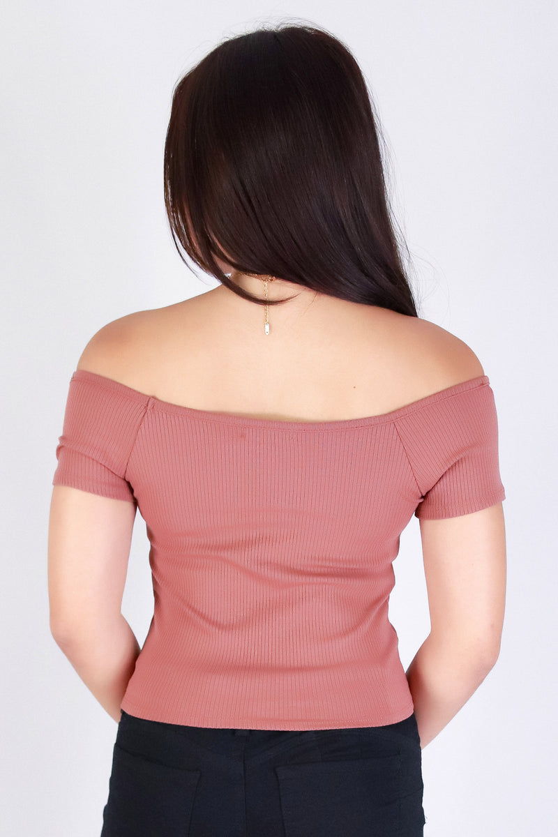 SWEET EXPOSURE OFF SHOULDER TOP