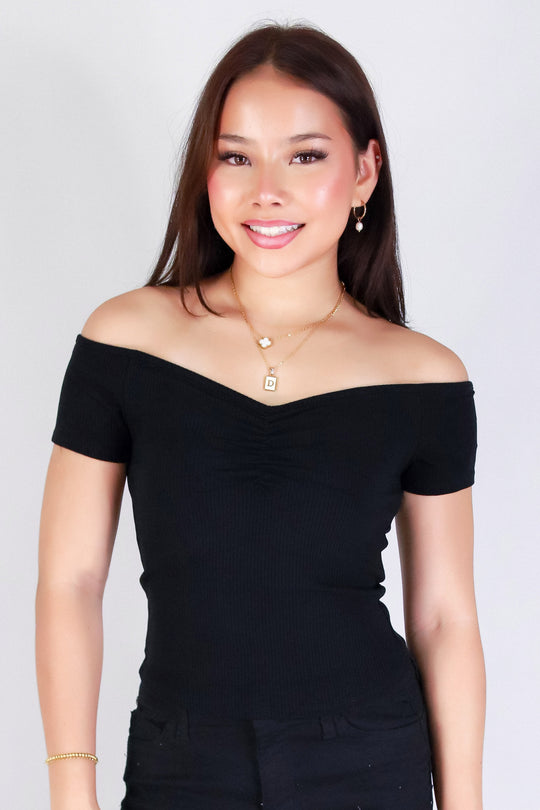 SWEET EXPOSURE OFF SHOULDER TOP