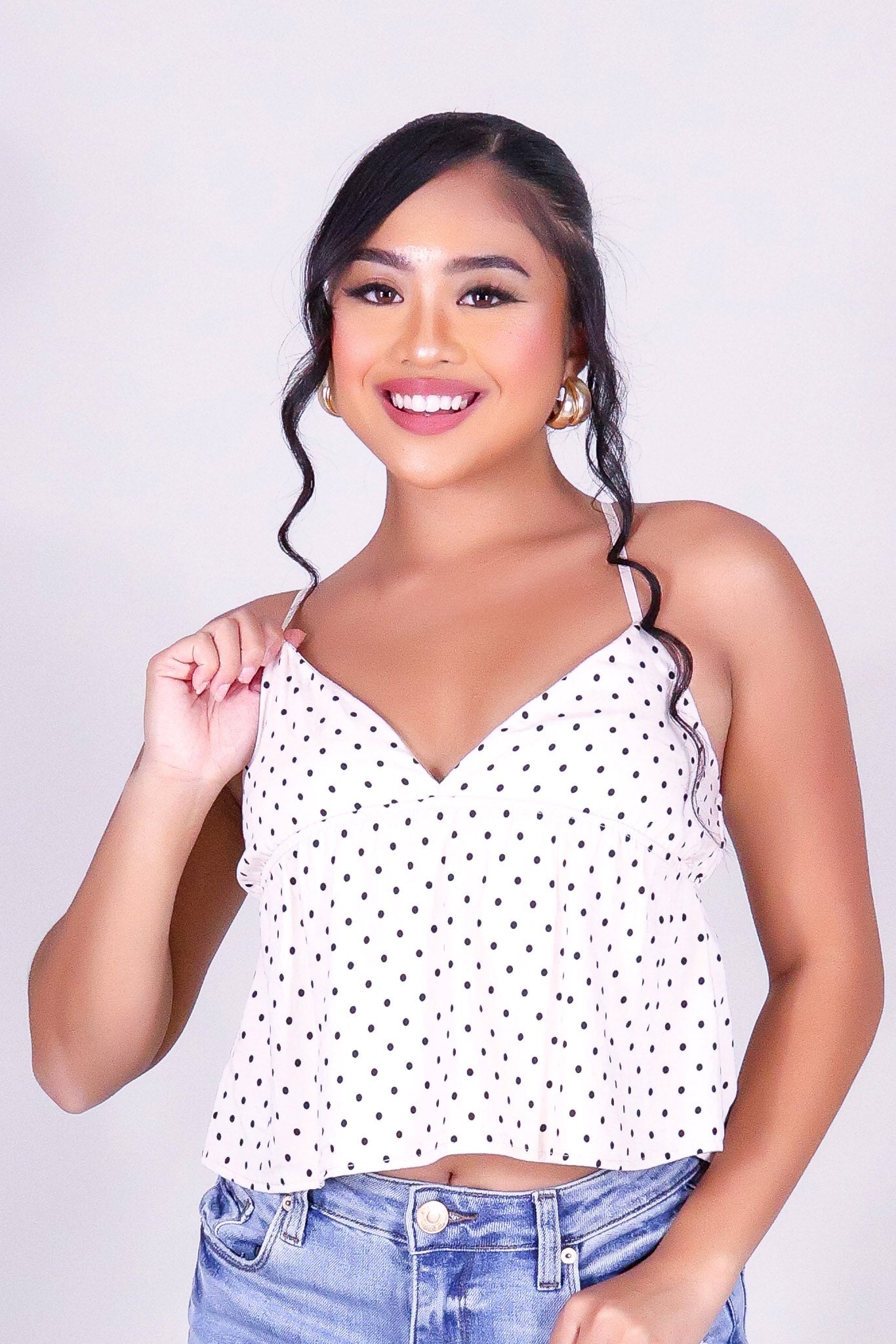 WHISPER FLOW BABYDOLL TOP