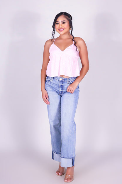 WHISPER FLOW BABYDOLL TOP
