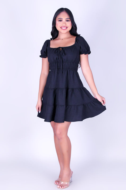 TWIRLY TIER BABE DRESS