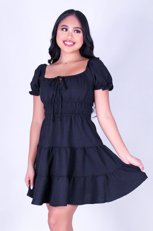 TWIRLY TIER BABE DRESS