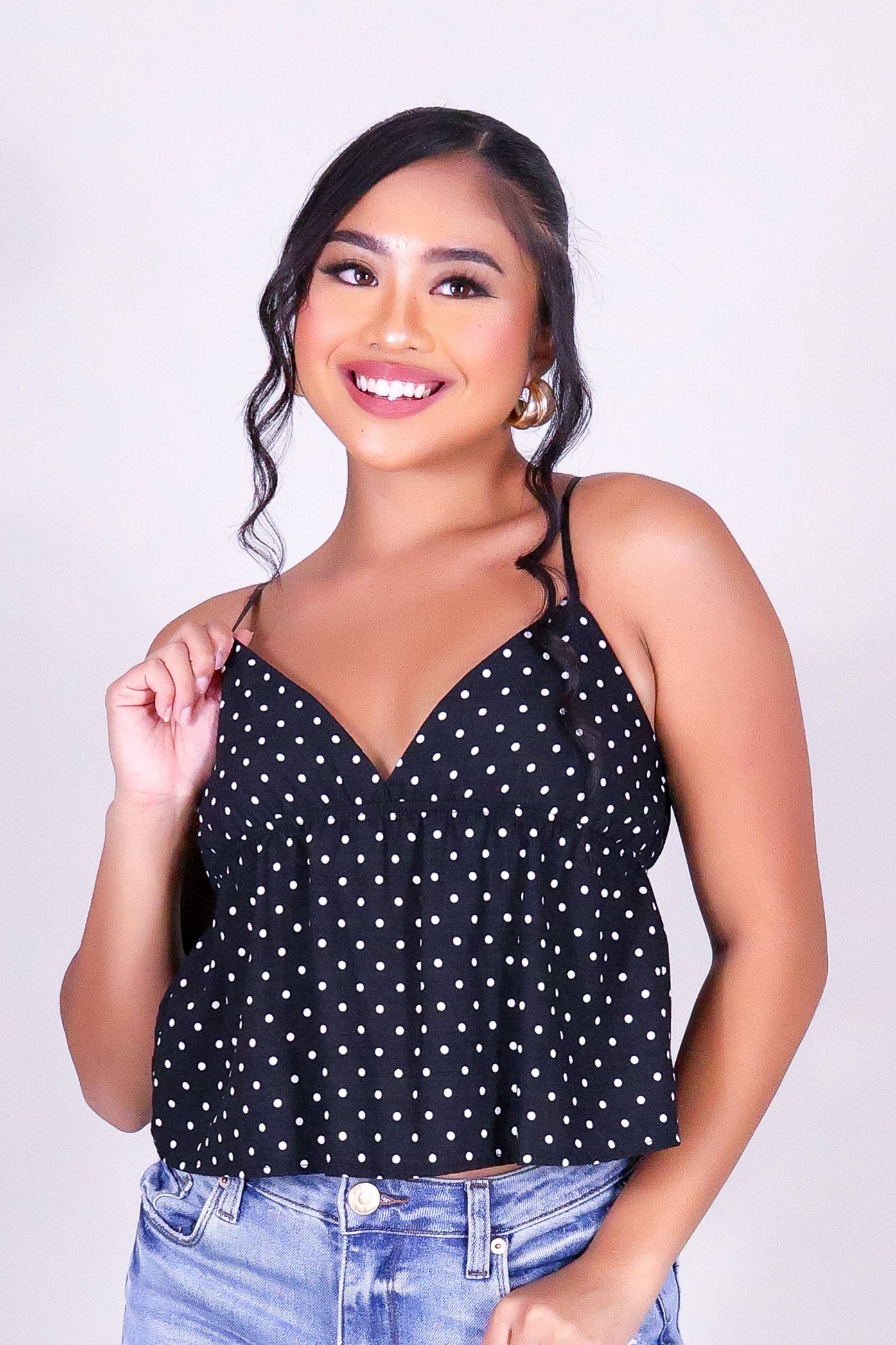 WHISPER FLOW BABYDOLL TOP