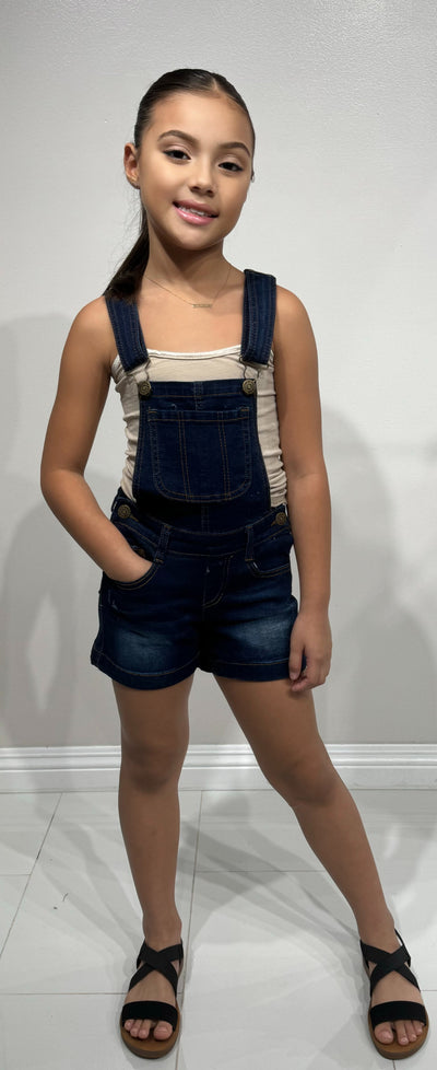 Jeans Warehouse Hawaii - DRESSES 4-6X - THINK ABOUT IT SHORTALL | KIDS SIZE 4-6X | By DANIEL L
