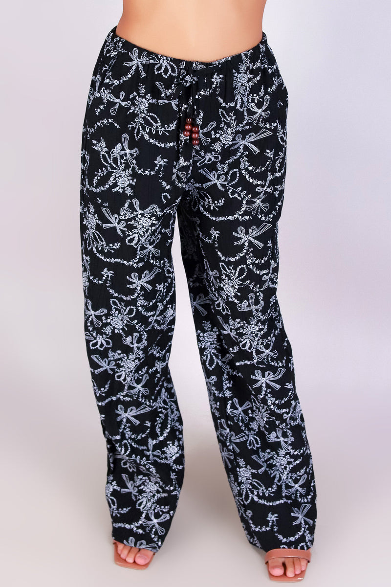 Jeans Warehouse Hawaii - PRINT WOVEN PANTS - PAINTED MOOD PANTS | By LOVE POEM