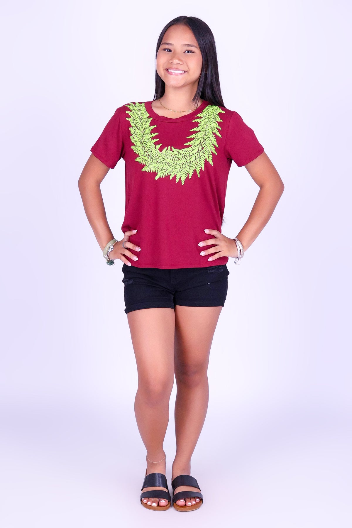 FERN LEI TEE | KIDS SIZE 8-16
