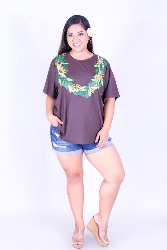 MAILE PUAKENIKENI LEI TEE